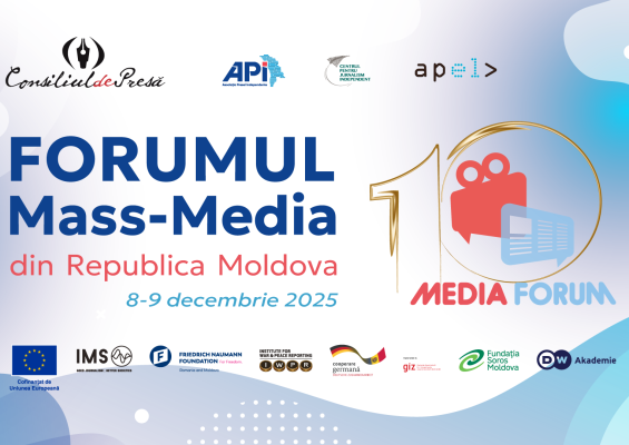 Forumul Mass-Media 2025 începe la Chișinău