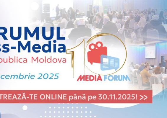 START ÎNREGISTRARE LA CEA DE-A 10-A EDIȚIE A FORUMULUI MASS-MEDIA!
